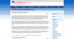 Desktop Screenshot of lobbyblog.com